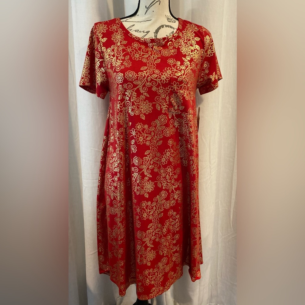 NWT Lularoe elegance collection Carly size small red